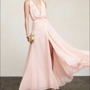 Reformation NEVER WORN blush dress